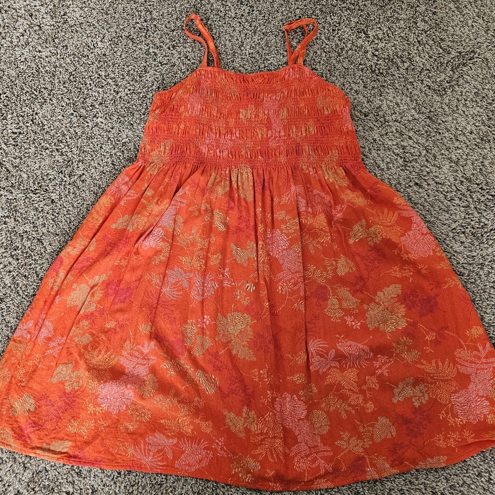 Vibrant Orange Women's Dress